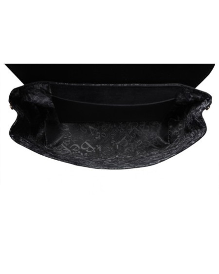 Bolso de hombro Luciana Negro Gris 1228 Lucky Bees 671LKB1709
