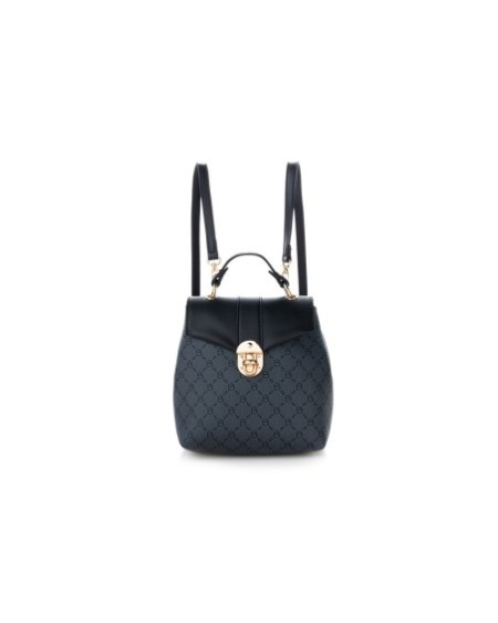 Mochila Luna Negro Gris 1214 Lucky Bees 671LKB1711