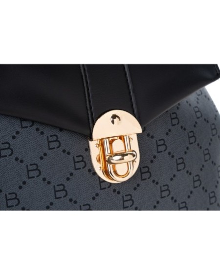 Mochila Luna Negro Gris 1214 Lucky Bees 671LKB1711