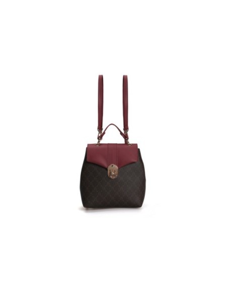 Mochila Luna Marrón Rojo Burdeos 1214 Lucky Bees 671LKB1712
