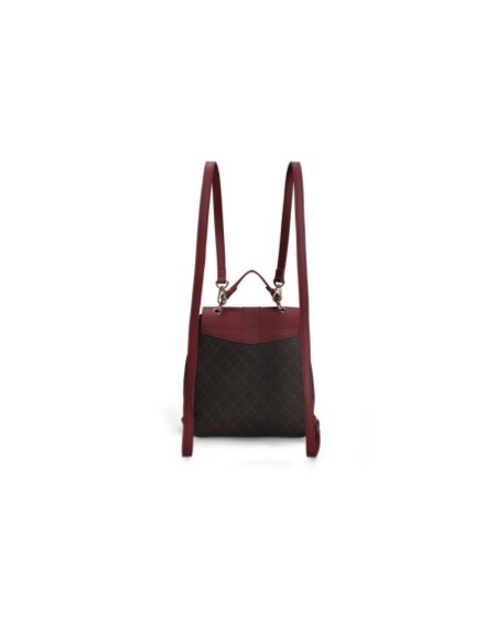 Mochila Luna Marrón Rojo Burdeos 1214 Lucky Bees 671LKB1712