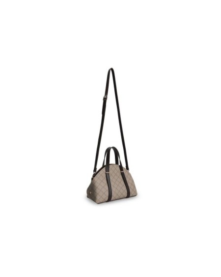 Bolso Chic Marcela Crema Marrón 1233 Lucky Bees 671LKB1716
