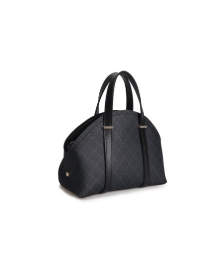 Bolso Chic Marcela Negro Gris 1233 Lucky Bees 671LKB1719