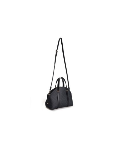 Bolso Chic Marcela Negro Gris 1233 Lucky Bees 671LKB1719