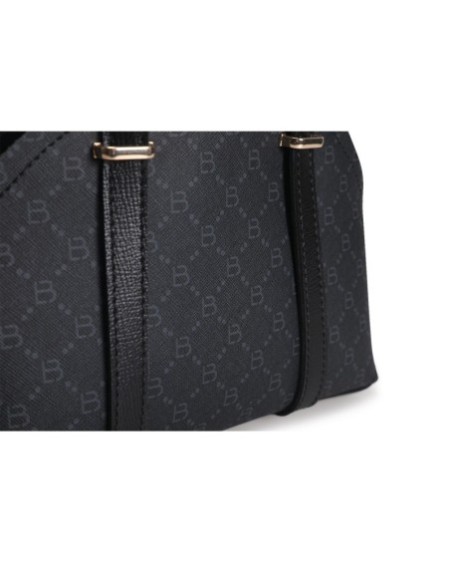 Bolso Chic Marcela Negro Gris 1233 Lucky Bees 671LKB1719