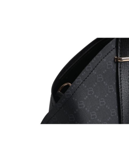 Bolso Chic Marcela Negro Gris 1233 Lucky Bees 671LKB1719