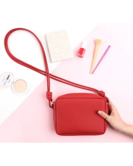Bolso bandolera Melodía Rojo 1269 Lucky Bees 671LKB1782