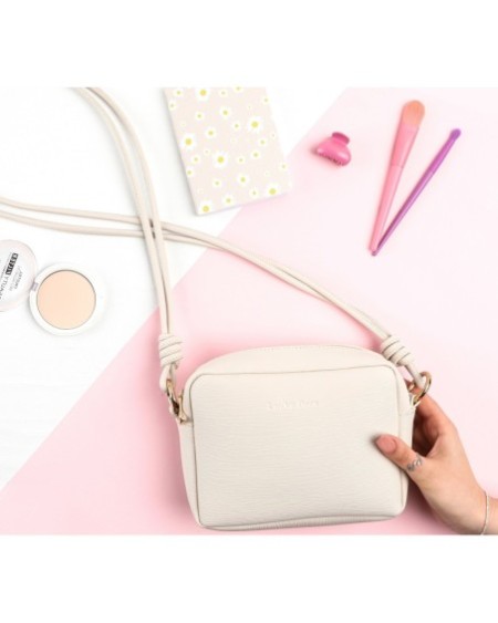 Bolso bandolera Melodía Crema 1269 Lucky Bees 671LKB1785