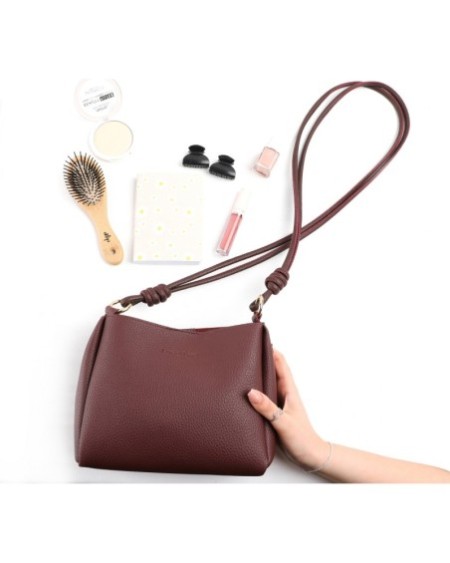 Bolso bandolera Nagore Rojo Burdeos 1227 Lucky Bees 671LKB1797