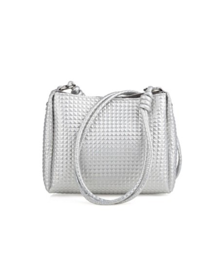 Bolso bandolera Nela Plateado 1227 Lucky Bees 671LKB1832