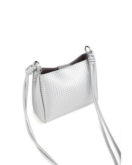 Bolso bandolera Nela Plateado 1227 Lucky Bees 671LKB1832