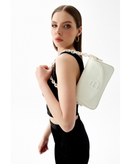 Bolso de hombro Amara Blanco 240 Lucky Bees 671LKB1335