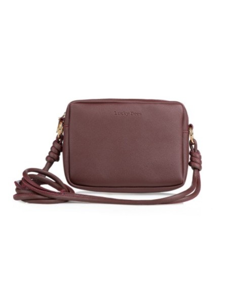 Bolso bandolera Melodía Rojo Burdeos 1269 Lucky Bees 671LKB1834