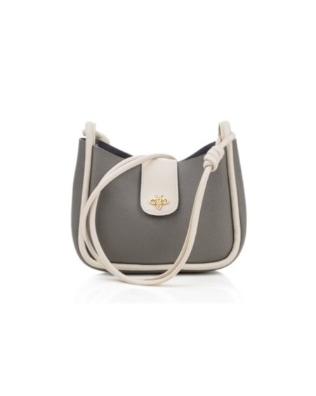 Bolso bandolera Olimpia Gris 1261 Lucky Bees 671LKB1858