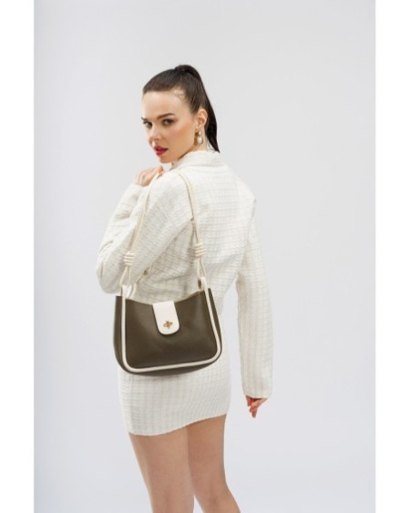 Bolso bandolera Olimpia Gris 1261 Lucky Bees 671LKB1858