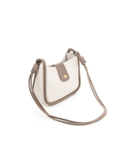 Bolso bandolera Olimpia Crema Visón 1261 Lucky Bees 671LKB1859