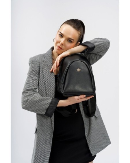 Mochila Oxana Negro 1245 Lucky Bees 671LKB1877