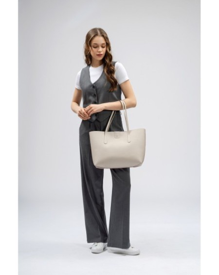 Bolsa de mano Pamela Gris 1238 Lucky Bees 671LKB1880