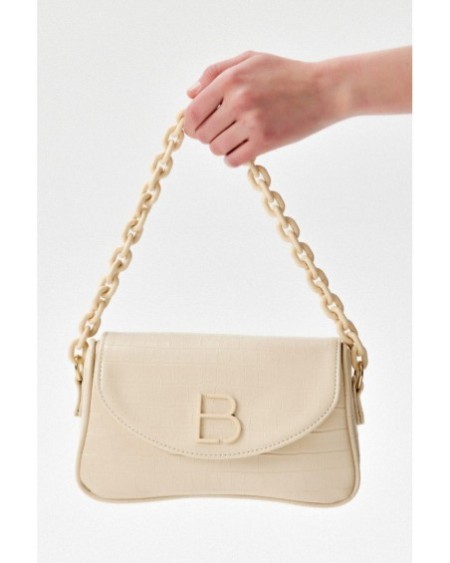 Bolso de hombro Amara Crema 240 Lucky Bees 671LKB1336