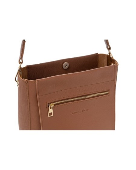 Bolso de hombro Penélope Bronce 1265 Lucky Bees 671LKB1887