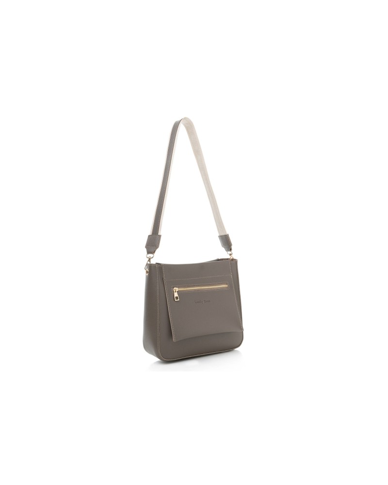Bolso de hombro Penélope Gris 1265 Lucky Bees 671LKB1888