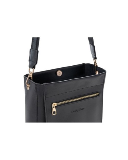 Bolso de hombro Penélope Negro 1265 Lucky Bees 671LKB1890