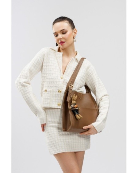 Bolsa de mano Rosalba Visón 352 Lucky Bees 671LKB1895