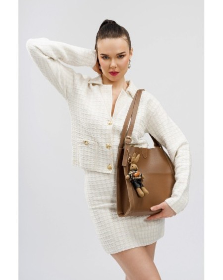Bolsa de mano Rosalba Visón 352 Lucky Bees 671LKB1895