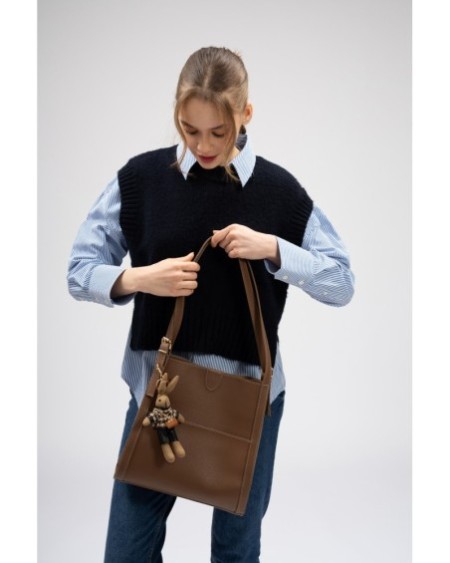 Bolsa de mano Rosalba Visón 352 Lucky Bees 671LKB1895