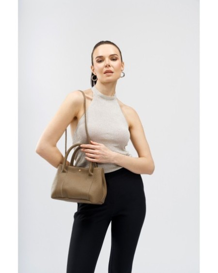 Bolso de hombro Rosana Visón Oscuro 1295 Lucky Bees 671LKB1898