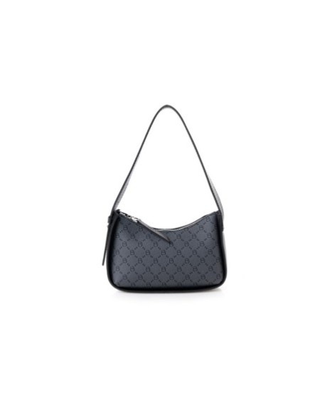 Bolso de hombro Sabina Gris Negro 1296 Lucky Bees 671LKB1903