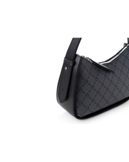 Bolso de hombro Sabina Gris Negro 1296 Lucky Bees 671LKB1903