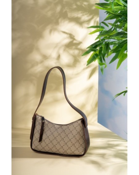 Bolso de hombro Sabina Crema Marrón 1296 Lucky Bees 671LKB1904