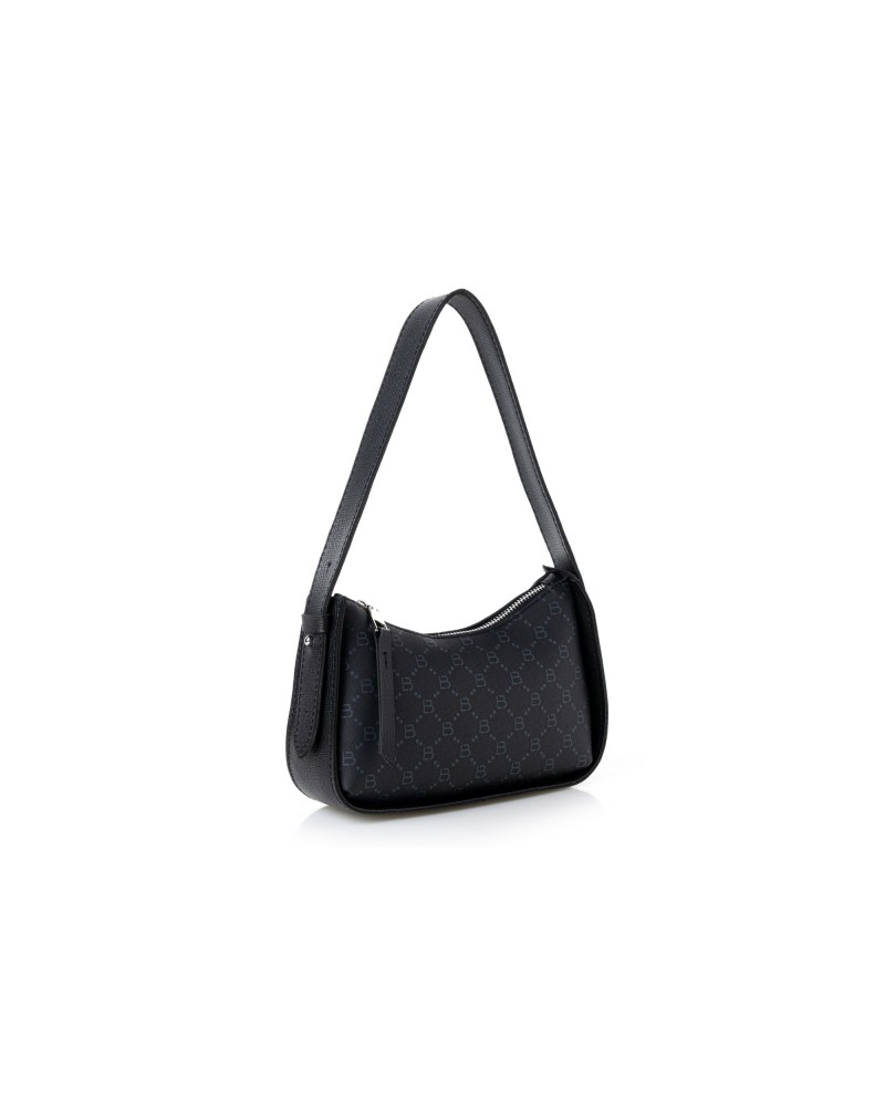 Bolso de hombro Sabina Negro Gris 1296 Lucky Bees 671LKB1905