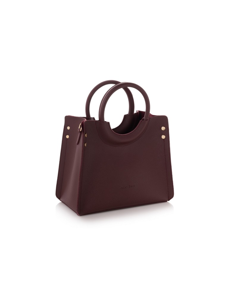 Bolso Chic Samira Rojo Burdeos 1229 Lucky Bees 671LKB1918