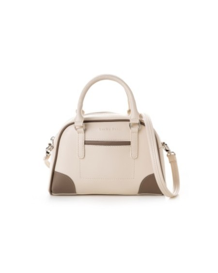 Bolso Chic Victoriana Crema Visón 1282 Lucky Bees 671LKB1930