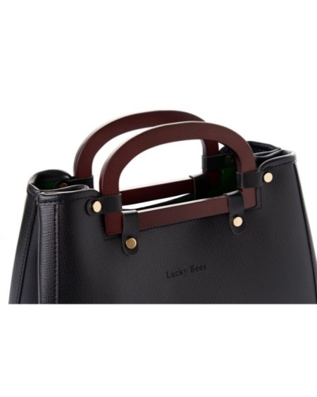 Bolso Chic Linda Negro 1289 Lucky Bees 671LKB1957
