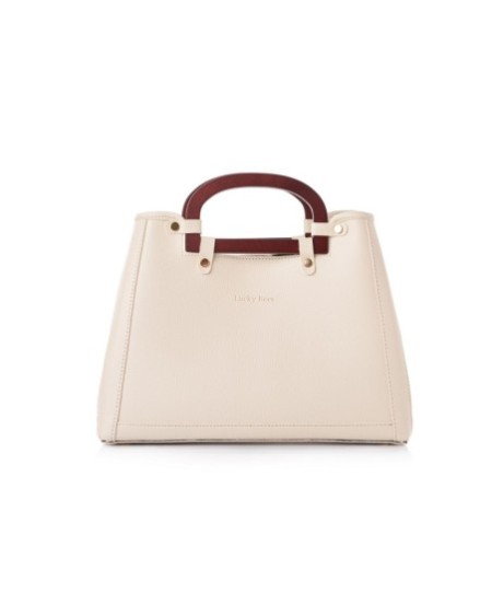 Bolso Chic Linda Crema 1289 Lucky Bees 671LKB1959