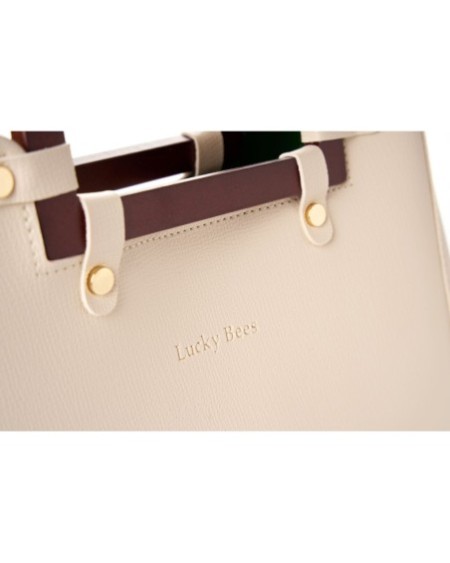 Bolso Chic Linda Crema 1289 Lucky Bees 671LKB1959