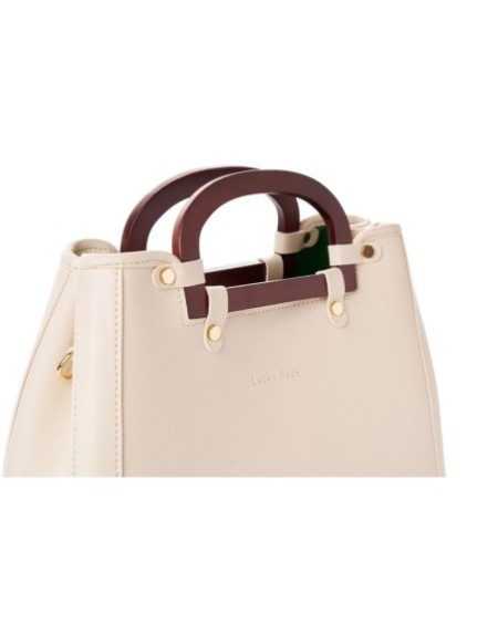 Bolso Chic Linda Crema 1289 Lucky Bees 671LKB1959