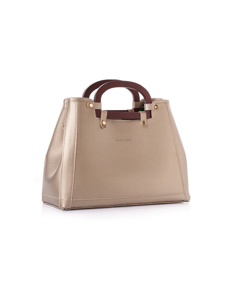 Bolso Chic Linda Dorado 1289 Lucky Bees 671LKB1960