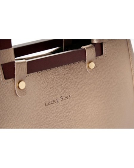 Bolso Chic Linda Dorado 1289 Lucky Bees 671LKB1960