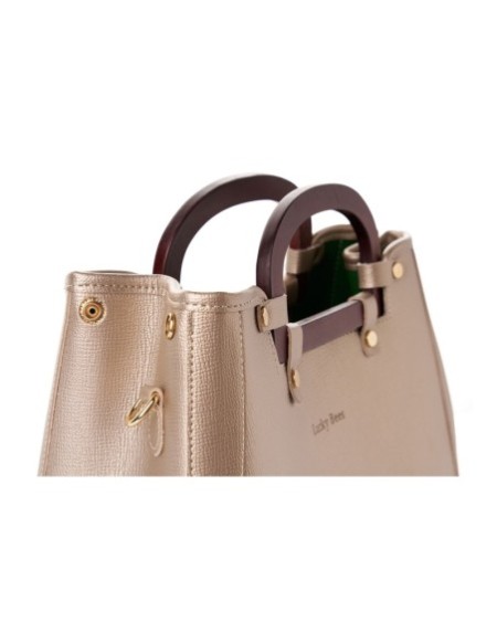 Bolso Chic Linda Dorado 1289 Lucky Bees 671LKB1960