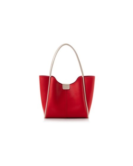 Bolsa de mano Adina Rojo Crema 1264 Lucky Bees 671LKB1968