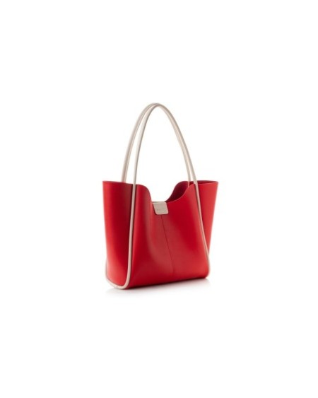 Bolsa de mano Adina Rojo Crema 1264 Lucky Bees 671LKB1968
