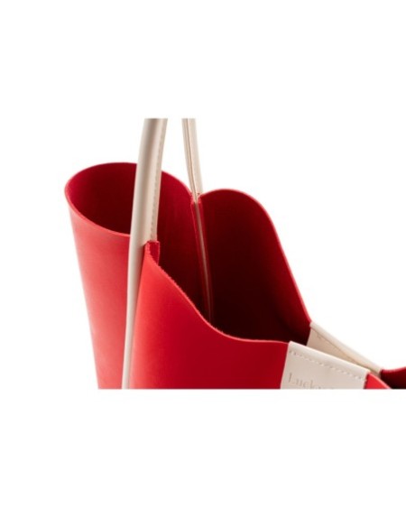 Bolsa de mano Adina Rojo Crema 1264 Lucky Bees 671LKB1968
