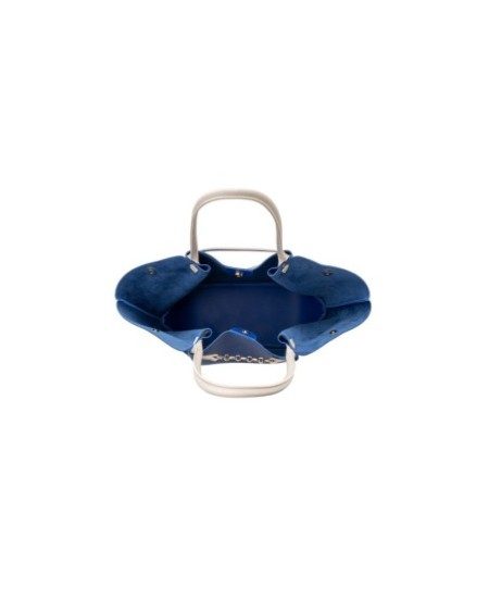 Bolsa de mano Amada Azul Sazonia Crema 1249 Lucky Bees 671LKB1973