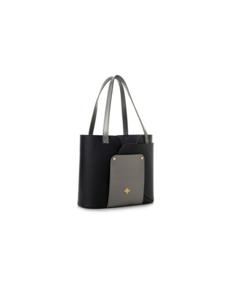 Bolsa de mano Tamara Negro Gris 1292 Lucky Bees 671LKB1980