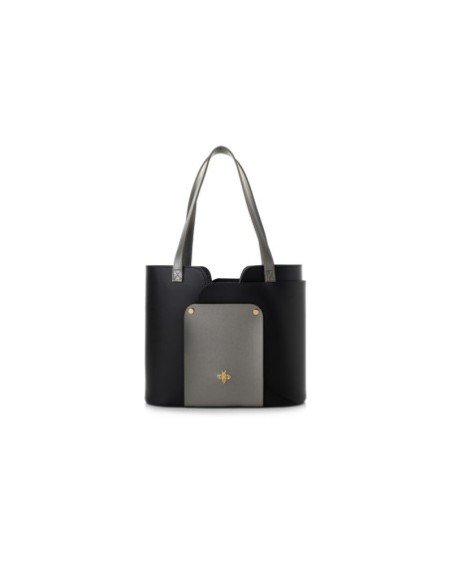 Bolsa de mano Tamara Negro Gris 1292 Lucky Bees 671LKB1980