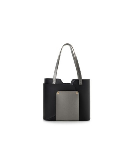 Bolsa de mano Tamara Negro Gris 1292 Lucky Bees 671LKB1980